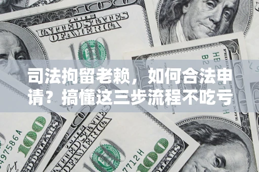 武汉司法拘留老赖，如何合法申请？搞懂这三步流程不吃亏！