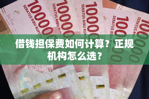 武汉借钱担保费如何计算？正规机构怎么选？