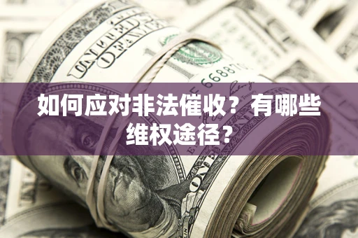武汉如何应对非法催收？有哪些维权途径？