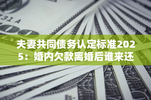 武汉夫妻共同债务认定标准2025：婚内欠款离婚后谁来还？