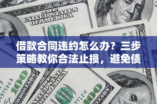武汉借款合同违约怎么办？三步策略教你合法止损，避免债务危机升级