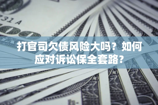 武汉打官司欠债风险大吗？如何应对诉讼保全套路？
