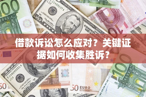 武汉借款诉讼怎么应对？关键证据如何收集胜诉？