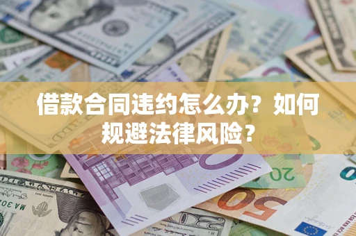 武汉借款合同违约怎么办？如何规避法律风险？